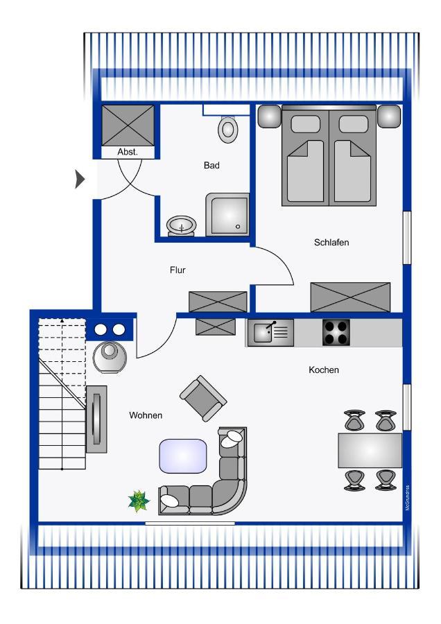 Ferienwohnung Wrixumer Marsch 외부 사진